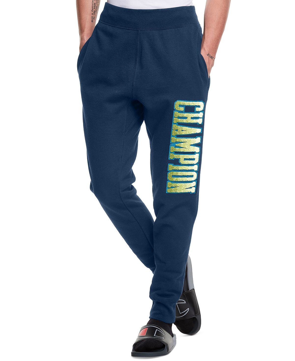 Champion Reverse Weave Jogger Pants Jetson Blue