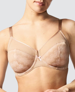 Chantelle Wo Revele Moi Perfect Fit Underwire Bra 1571 Online Only Suede thumbnail 3