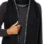 Charter Club Black Reversible Fair-Isle Muffler Scarf