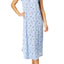 Charter Club Blue Butterfly Crinkle Printed Knit Nightgown