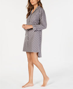 Charter Club Cotton Flannel Plaid Sleepshirt thumbnail 3