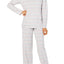Charter Club Cotton Henley Pajama Set in Variegated Stripe