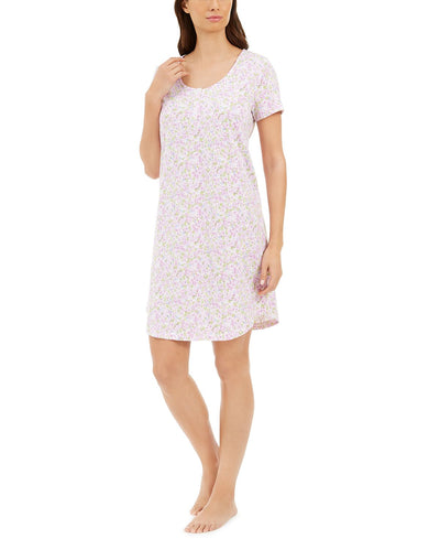 Charter Club Cotton Sleep Shirt Nightgown Packed Floral