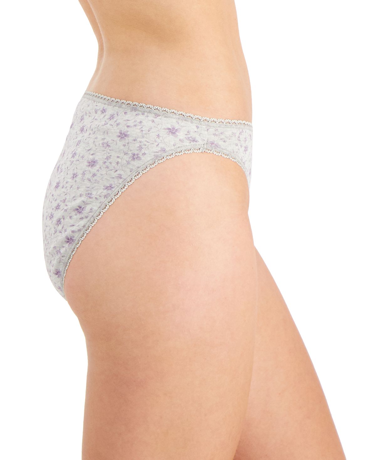 Charter Club Everyday Cotton Wo Bikini Underwear Floral Vine