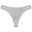 Charter Club Everyday Cotton Wo Lace-trim Thong Hthr Storm