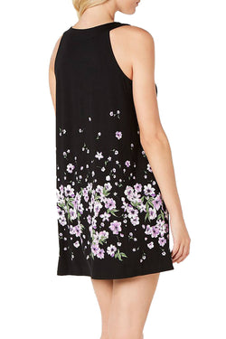 Charter Club Floral Print Chemise in Border Floral thumbnail 2