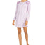 Charter Club Floral-embroidered Sleepshirt Nightgown Lilac Petal