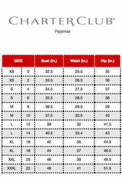 Charter Club Intimates Ash-Pink Heather Long Pajama Set thumbnail 2