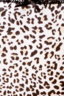 Charter Club Intimates Black/Animal Pretty Cotton Thong thumbnail 2