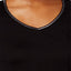 Charter Club Intimates Black Metallic-Trim Long-Sleeve Lounge Tee