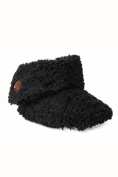 Charter Club Intimates Black Super Soft Bootie Slippers