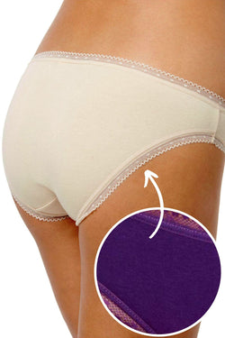 Charter Club Intimates Blackberry-Wine Modern Essentials Cotton Lace-Trim Bikini Brief thumbnail 2