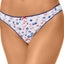 Charter Club Intimates Blooming Floral Pretty Cotton Thong