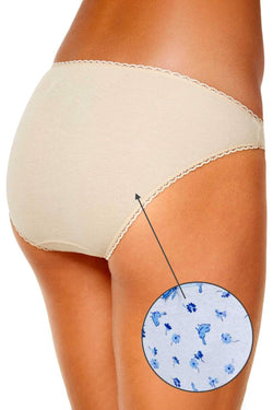 Charter Club Intimates Blue Birds Pretty Cotton Bikini Brief thumbnail 2