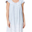 Charter Club Intimates Blue-Dots Embroidered Cotton Nightgown