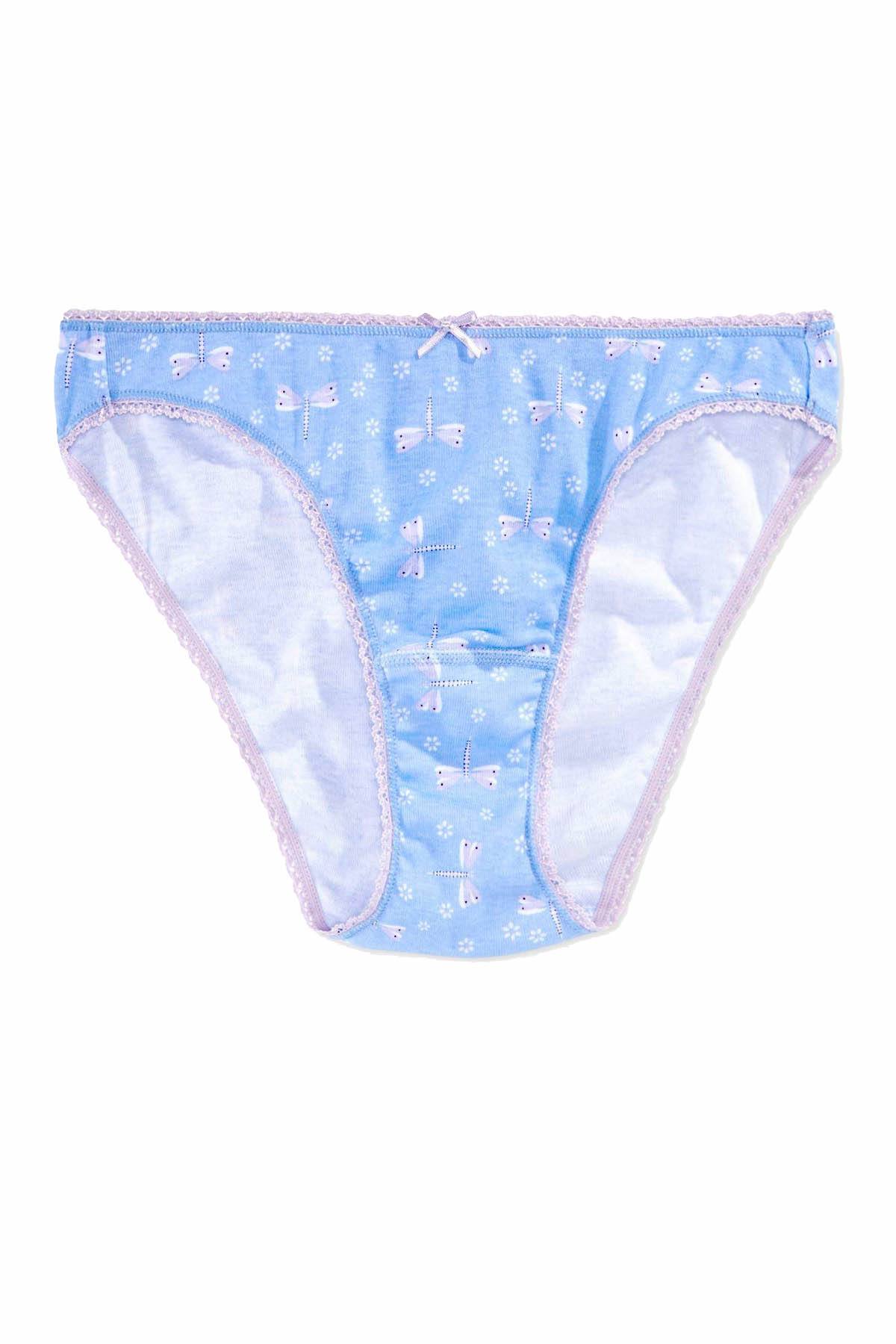 Charter Club Intimates Blue/Dragonflies Pretty Cotton Bikini