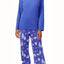 Charter Club Intimates Blue Forest Friends 2-Piece Long Sleeve Tee & Fleece Pajama Pant Set