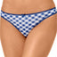 Charter Club Intimates Blue Gingham Thong
