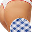 Charter Club Intimates Blue Gingham Thong