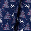 Charter Club Intimates Blue-Reindeer Flannel Mix-It Top and Printed Pant Pajama Set