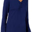 Charter Club Intimates Blue-Reindeer Flannel Mix-It Top and Printed Pant Pajama Set