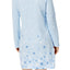Charter Club Intimates Blue Snowflake Graphic-Print Cotton Sleepshirt With Matching Socks