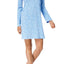 Charter Club Intimates Blue/White Dandelion-Printed Picot-Trim Sleepshirt
