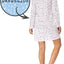 Charter Club Intimates Blue/White Dandelion-Printed Picot-Trim Sleepshirt