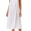 Charter Club Intimates Bright-White Lace-Trim Embroidered Night-Gown