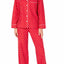 Charter Club Intimates Candy-Red Dot-Printed Cotton/Flannel Pajama Set