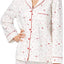 Charter Club Intimates Cardinal-Printed Cotton/Flannel Pajama Top