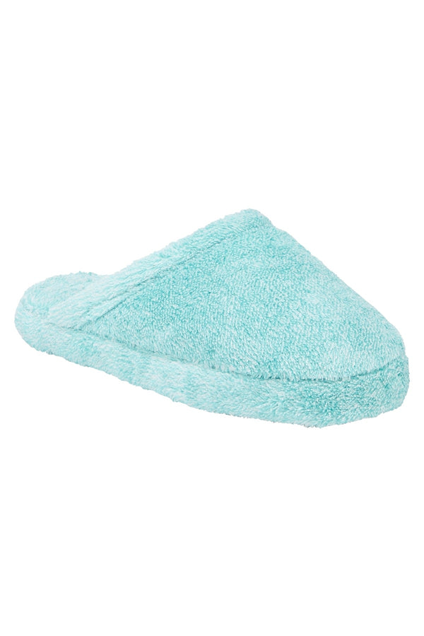 Charter Club Intimates Caribbean-Blue Rice Pile Slippers