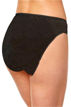 Charter Club Intimates Charcoal Heather Pretty Cotton High Cut Bikini Brief thumbnail 3