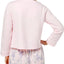 Charter Club Intimates Cherub-Pink Quilted Satin-Trim Bed Jacket