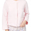 Charter Club Intimates Cherub-Pink Quilted Satin-Trim Bed Jacket