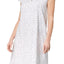 Charter Club Intimates Clematis Floral Cotton Flutter Sleeve Lace Trim Nightgown