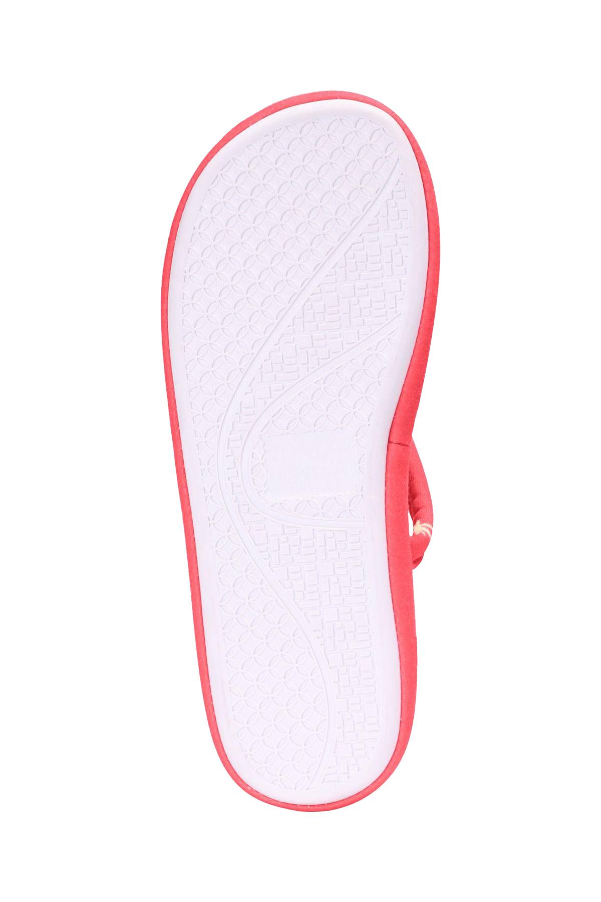 Charter Club Intimates Coral Palm-Tree Printed Flip-Flop Slippers