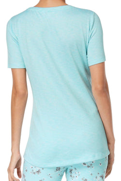 Charter Club Intimates Eternal-Aqua Cotton Lounge Top thumbnail 3