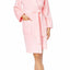 Charter Club Intimates Fallen-Rose Short Heather Wrap Robe
