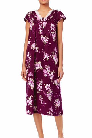 Charter Club Intimates Floral-Vineyard Long Nightgown