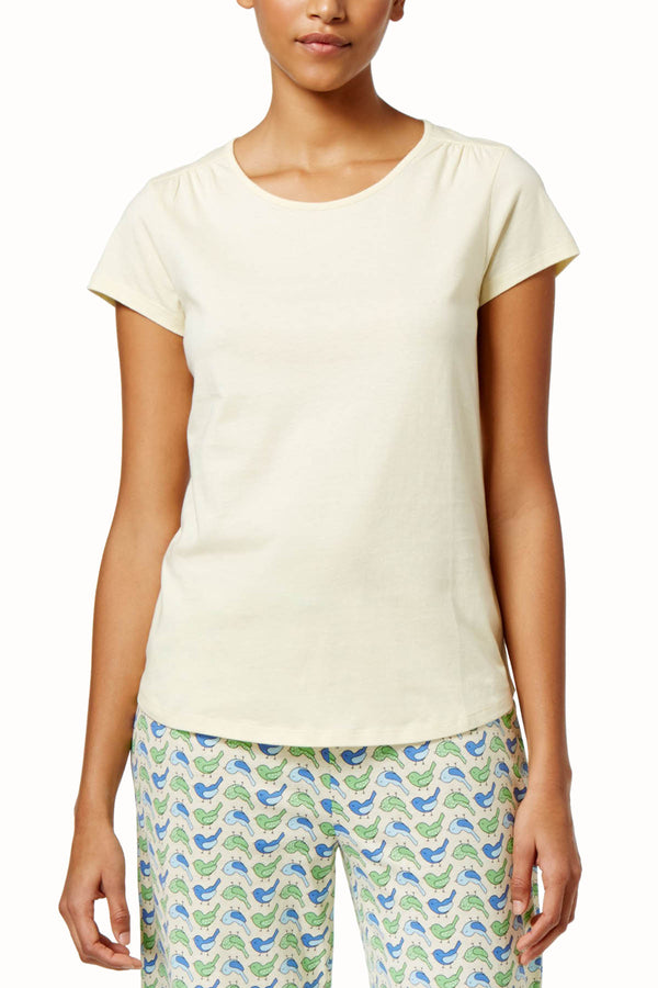 Charter Club Intimates French-Butter Scoop-Neck Lounge Tee