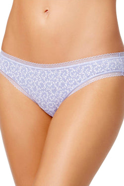 Charter Club Intimates Fresh-Orchid-Vines Modern-Essentials Lace-Trim Bikini Brief thumbnail 1