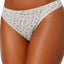 Charter Club Intimates Green Small-Floral Printed Pretty Cotton Thong