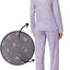 Charter Club Intimates Grey Lace-Floral Printed 2pc Pajama Set