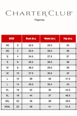 Charter Club Intimates Grey Long-Sleeve Lounge Tee thumbnail 2