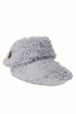 Charter Club Intimates Grey Super Soft Bootie Slippers thumbnail 1