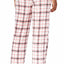 Charter Club Intimates Grid-Plaid Plush Pajama Pant