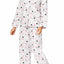 Charter Club Intimates Happy-Snowman Printed Cotton/Flannel Pajama Set