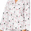 Charter Club Intimates Happy-Snowman Printed Cotton/Flannel Pajama Set
