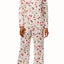Charter Club Intimates Holiday-Floral Printed Knit PJ 2-Piece Set
